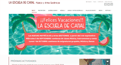 Desktop Screenshot of laescueladecanal.com